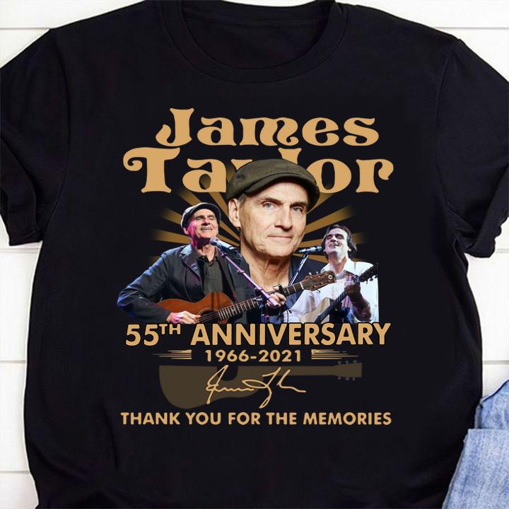 James Taylor 55th Anniversary 1966 2021 t-shirt 22 MOTHERDAYSHIRTS NEWS