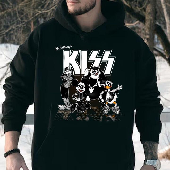 Walt Disneys Mickey Mouse Kiss Band t-shirt