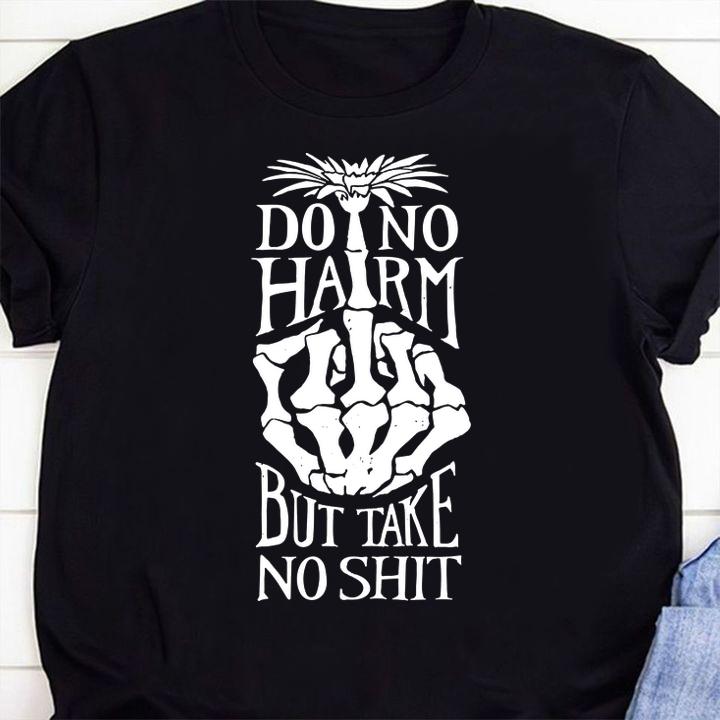 Do No Harm But Take No Shit Middle Finger t-shirt 9 MOTHERDAYSHIRTS NEWS