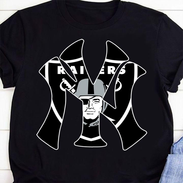 Oakland Raiders Inside New York Yankees t-shirt 60 mydisneyshirt news
