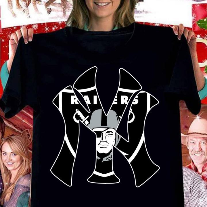 Oakland Raiders Inside New York Yankees t-shirt