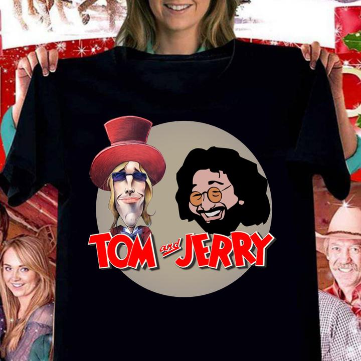 Tom Petty and Jerry Garcia Dead Mickey Hart t-shirt