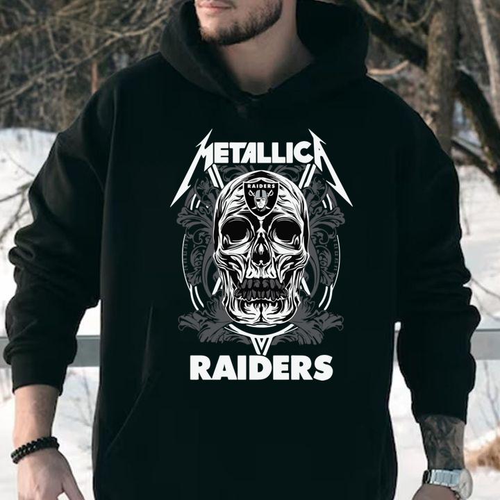 Skull Metallica Raiders t-shirt
