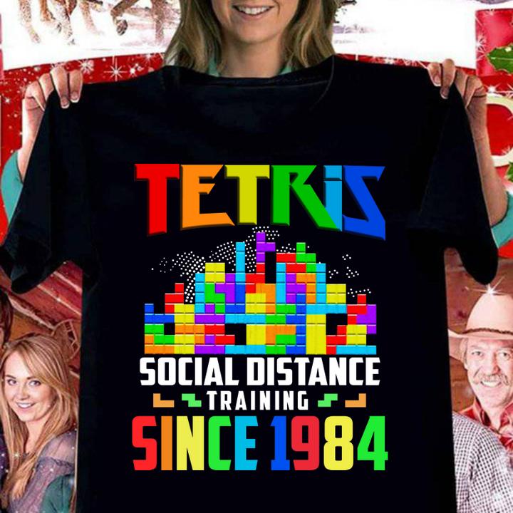 Tetris Social Distance Training Since 1984 t-shirt