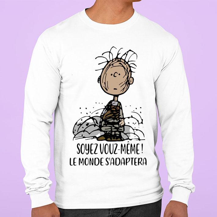 Charlie Brown Soyez Vous Meme Le Monde Adapter t-shirt