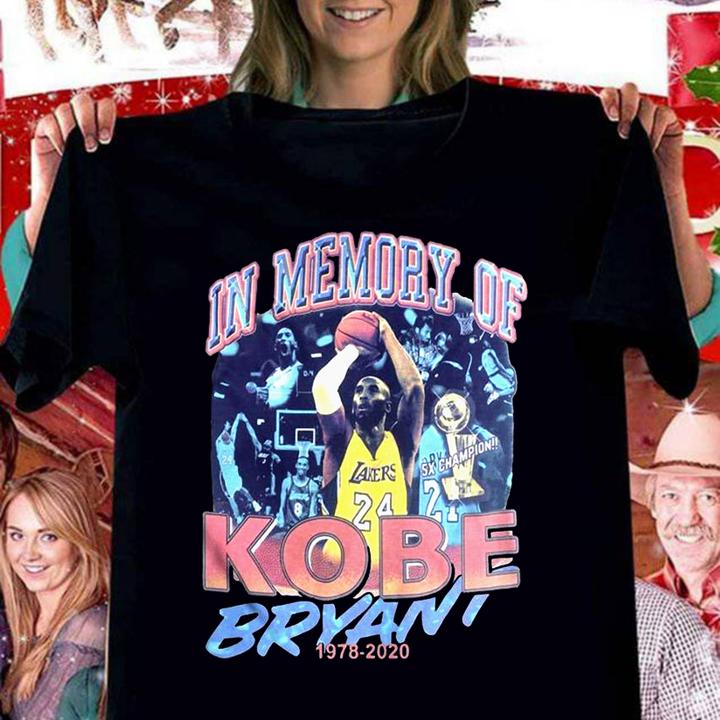 In Memory Of Kobe Bryant t-shirt