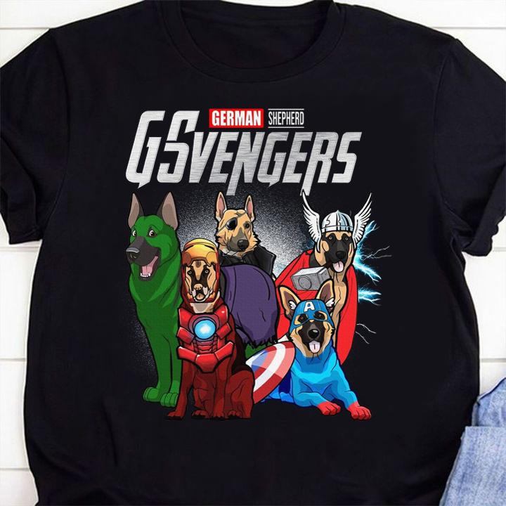 German Shepherd GSvengers Marvel Avengers t-shirt 46 mydisneyshirt news