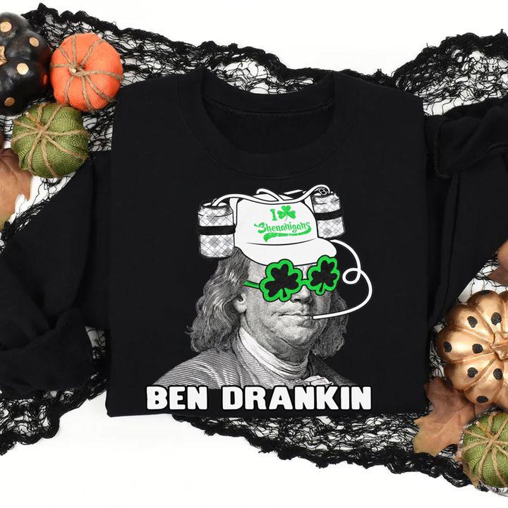 Vintage Ben Drankin Beer St. Patrick's Day Apparel Holiday t-shirt
