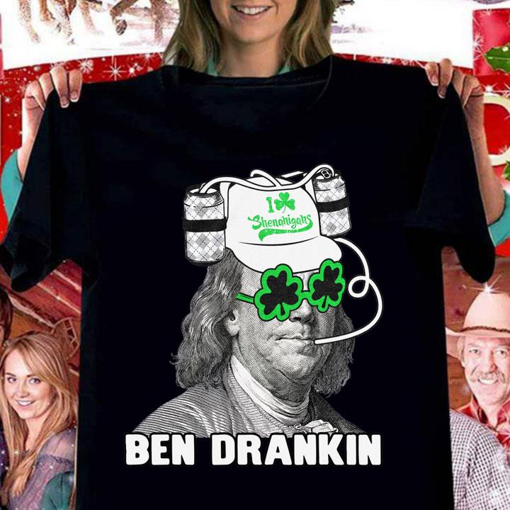 Vintage Ben Drankin Beer St. Patrick's Day Apparel Holiday t-shirt