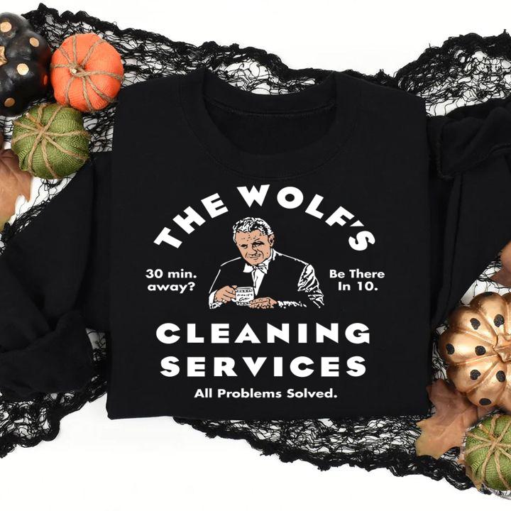 The Wolf's Cleaning Services All Problems Solved t-shirt