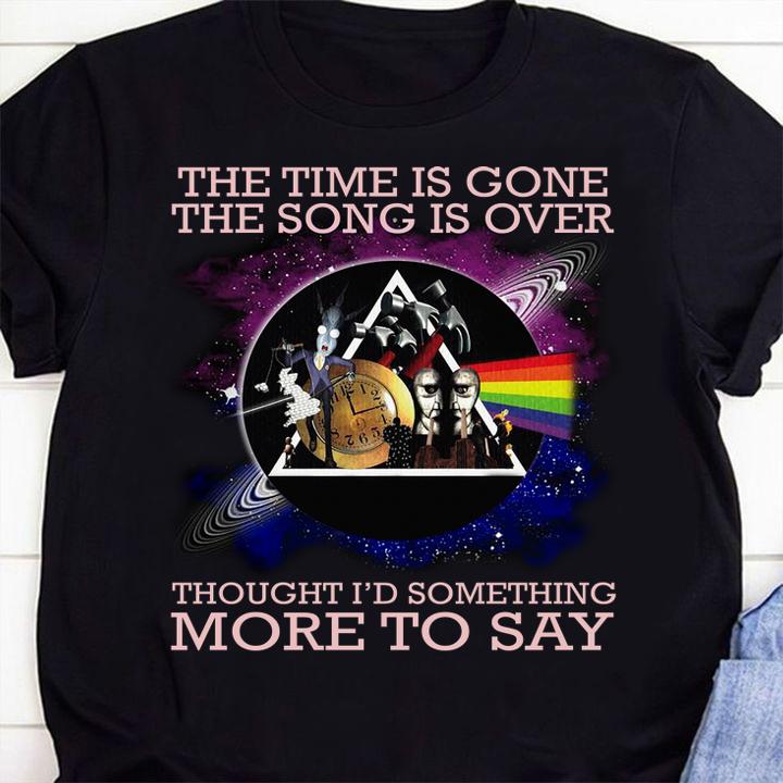 Pink Floyd the time is gone the song is over thought Time lyrics t-shirt 17 mydisneyshirt news