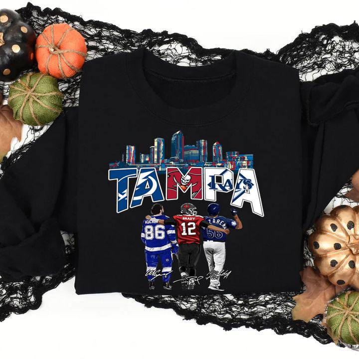 Tampa City Tampa Bay Buccaneers Champions Shirt, Tampa Bay Lightning, Tampa Bay Rays t-shirt