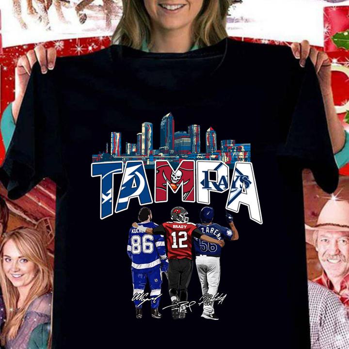 Tampa City Tampa Bay Buccaneers Champions Shirt, Tampa Bay Lightning, Tampa Bay Rays t-shirt