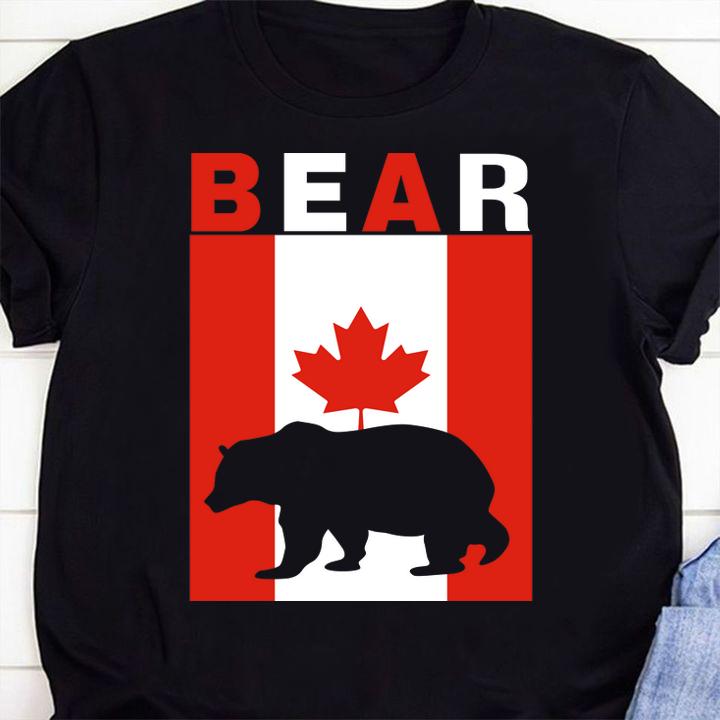 Bear Bear Canadian Flag 1st July t-shirt 9 mydisneyshirt news