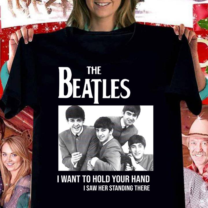 The Beatles I Want To Hold Your Hand I Saw Her Standing There t-shirt