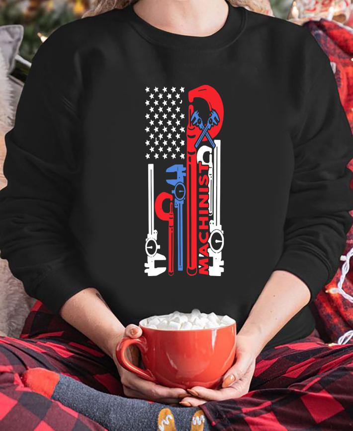 Machinist American Flag Vintage t-shirt