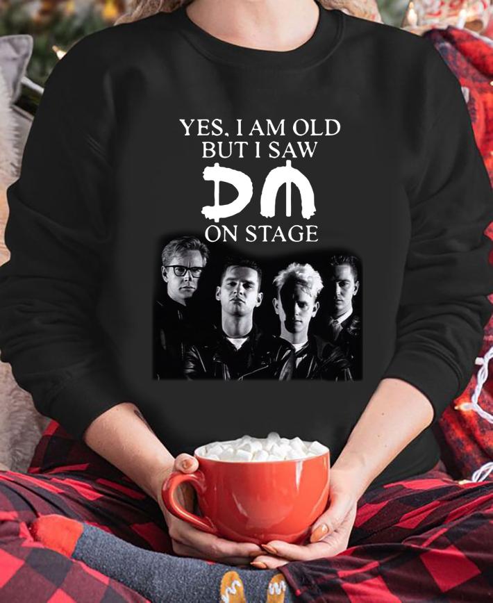 Yes i am old but i saw Depeche Mode Logo on stage t-shirt