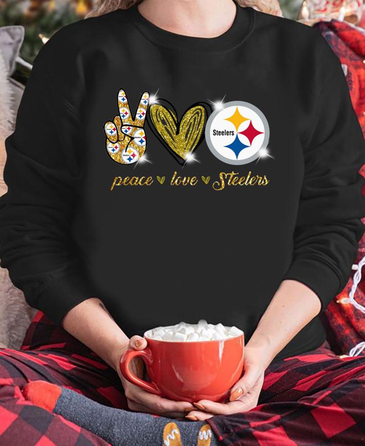 Peace Love Steelers t-shirt sweatshirt