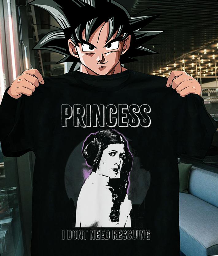 Star Wars Princess Leia I Don't Need Rescuing t-shirt shirt