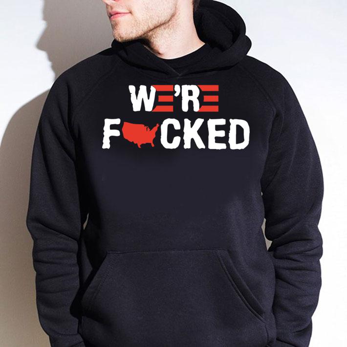 Were Fucked American Map t-shirt