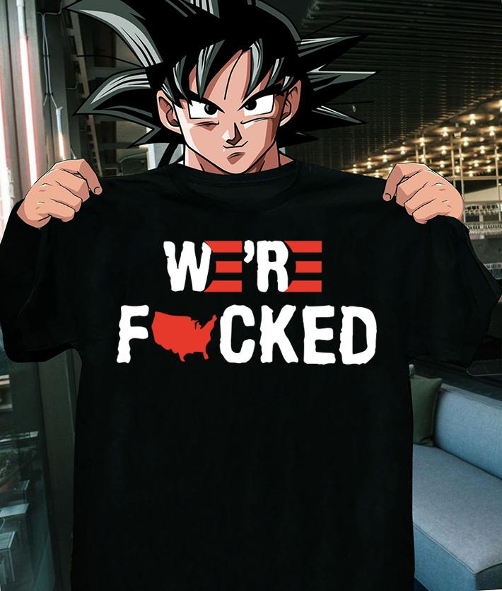 Were Fucked American Map t-shirt