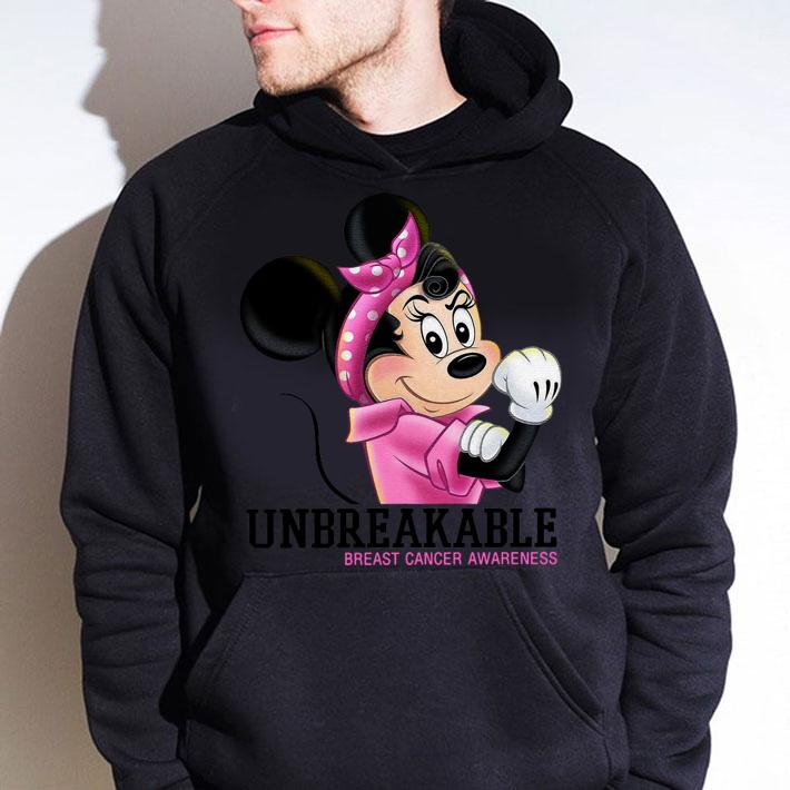 Minnie mouse unbreakable Breast Cancer Awareness t-shirt