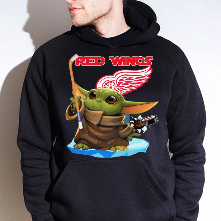 Star Wars Baby Yoda Detroit Red Wings t-shirt