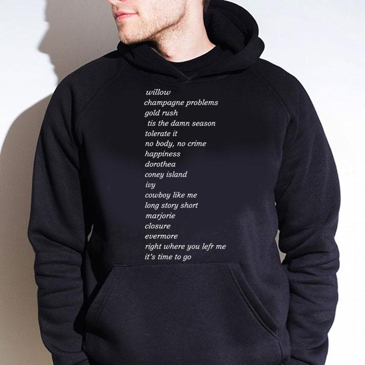 Taylor Swift Celebration Of Evermore Backside t-shirt