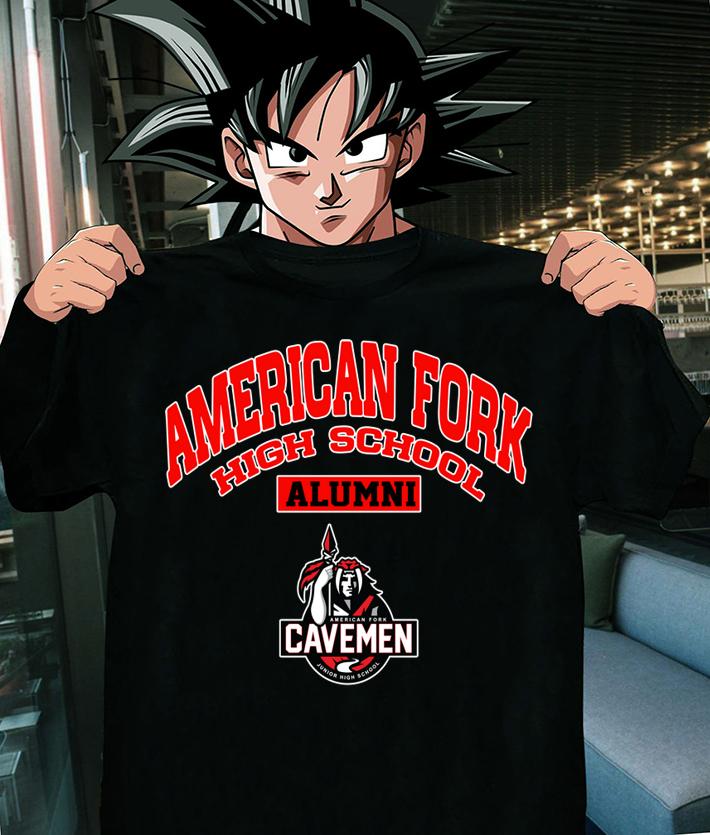 American fork high school alumni cavemen t-shirt