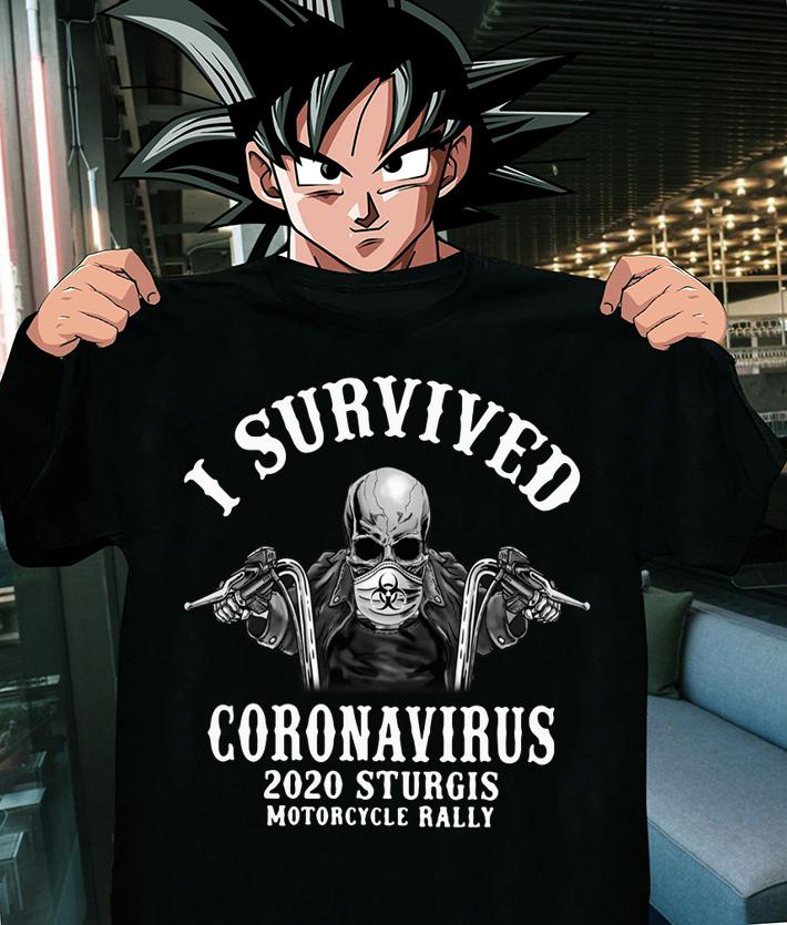 Skeleton I Survived Coronavirus 2020 Sturgis Motorcycle Rally t-shirt