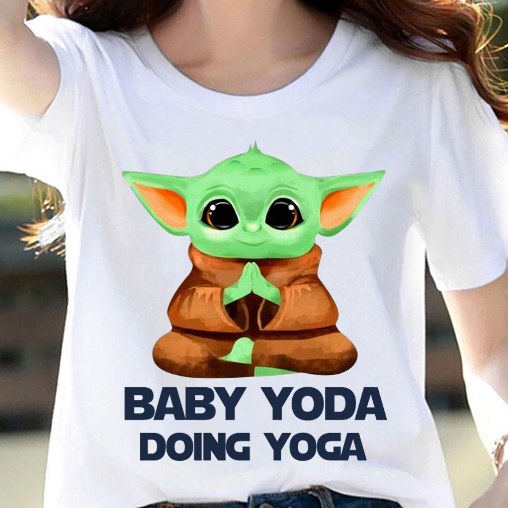 Star Wars Baby Yoda Doing Yoga t-shirt 4 Star Wars Baby Yoda Doing Yoga t-shirt 4