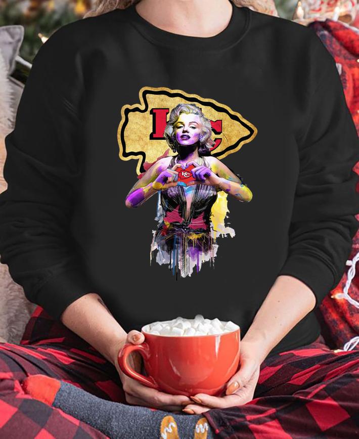 Marilyn Monroe Love Kansas City Chiefs t-shirt