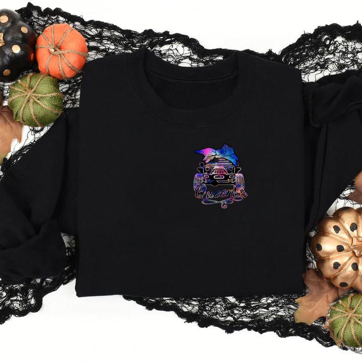 King Couple Shirts King And Queen Jeep Queen t-shirt