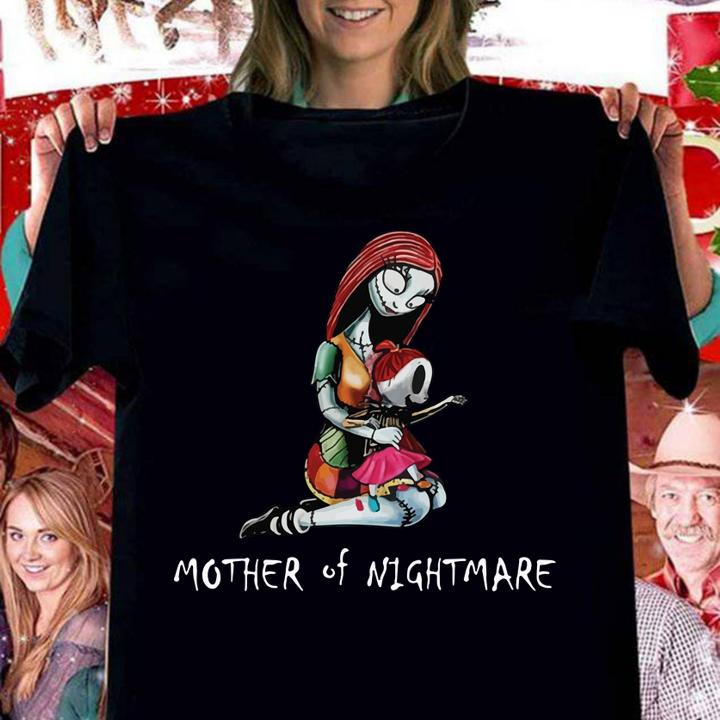 One girl mother of nightmare sally jack skellington t-shirt