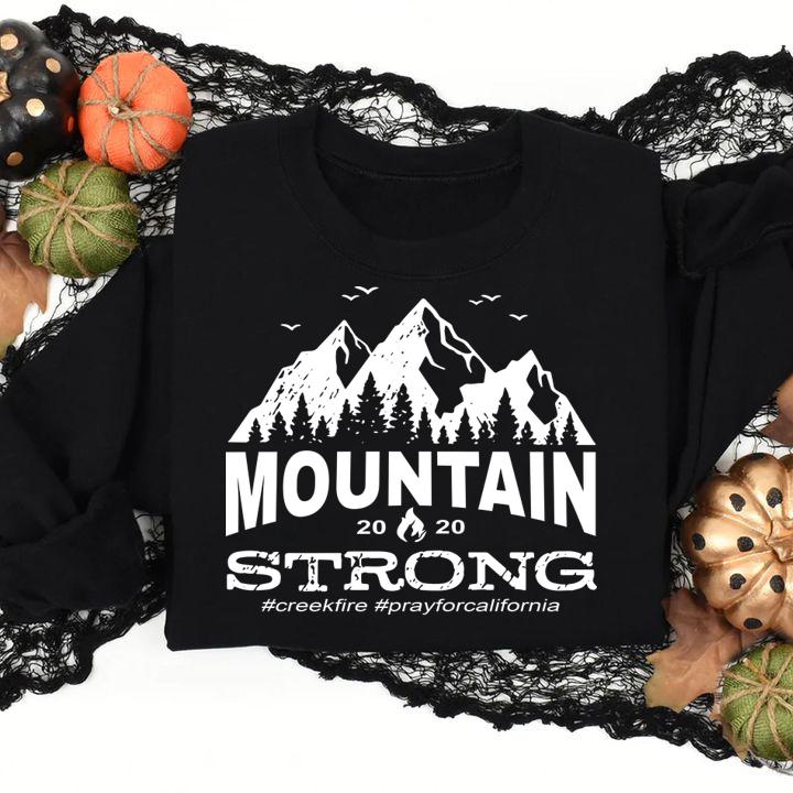 Creek Fire Mountain Strong t-shirt