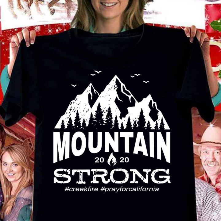 Creek Fire Mountain Strong t-shirt