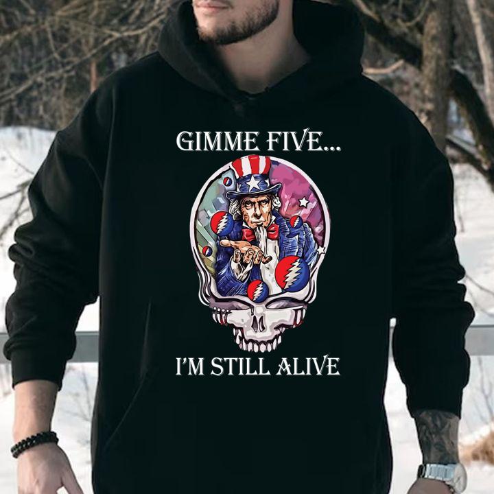 Grateful Dead Gimme Five I'm Still Alive t-shirt