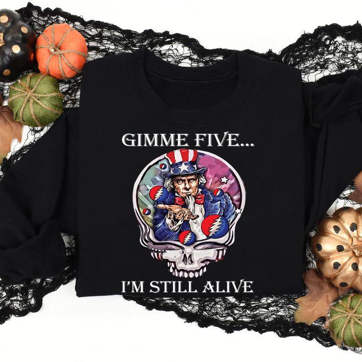 Grateful Dead Gimme Five I'm Still Alive t-shirt