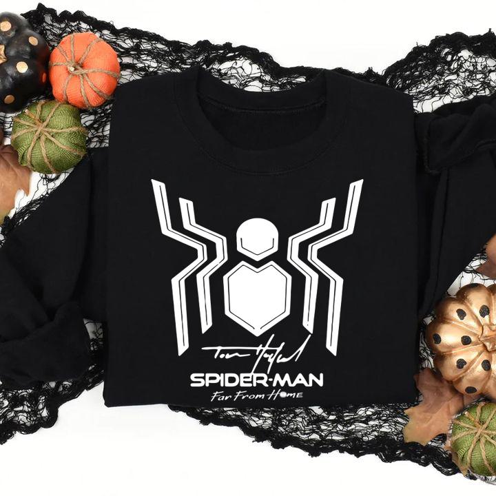 Hot Tom Holland Signature Spider-Man Far From Home t-shirt