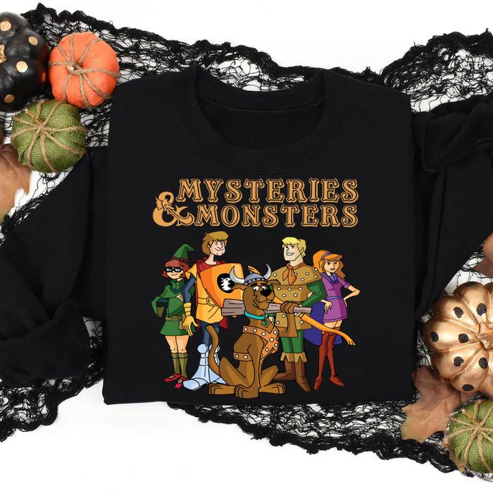 Mysteries and Monsters t-shirt