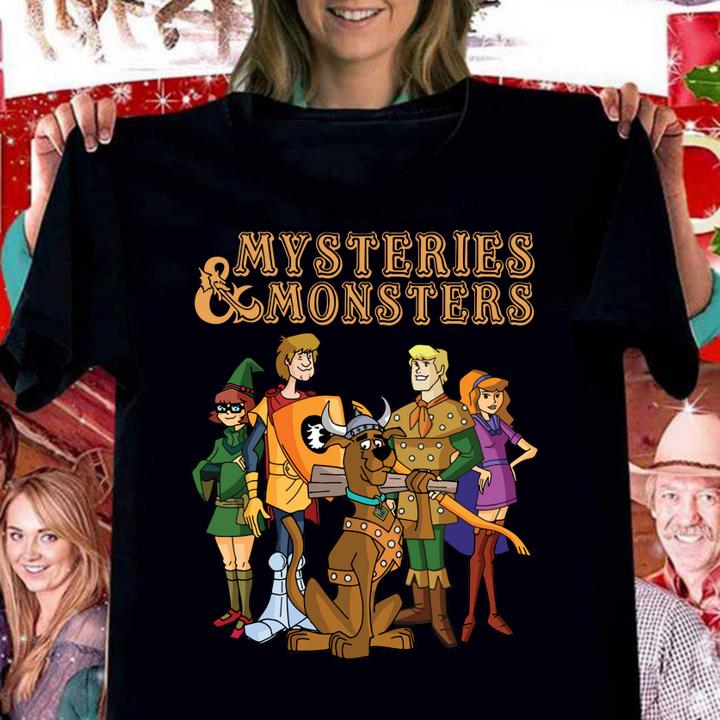 Mysteries and Monsters t-shirt