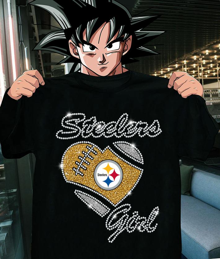 Pittsburgh Steelers Girl Heart t-shirt