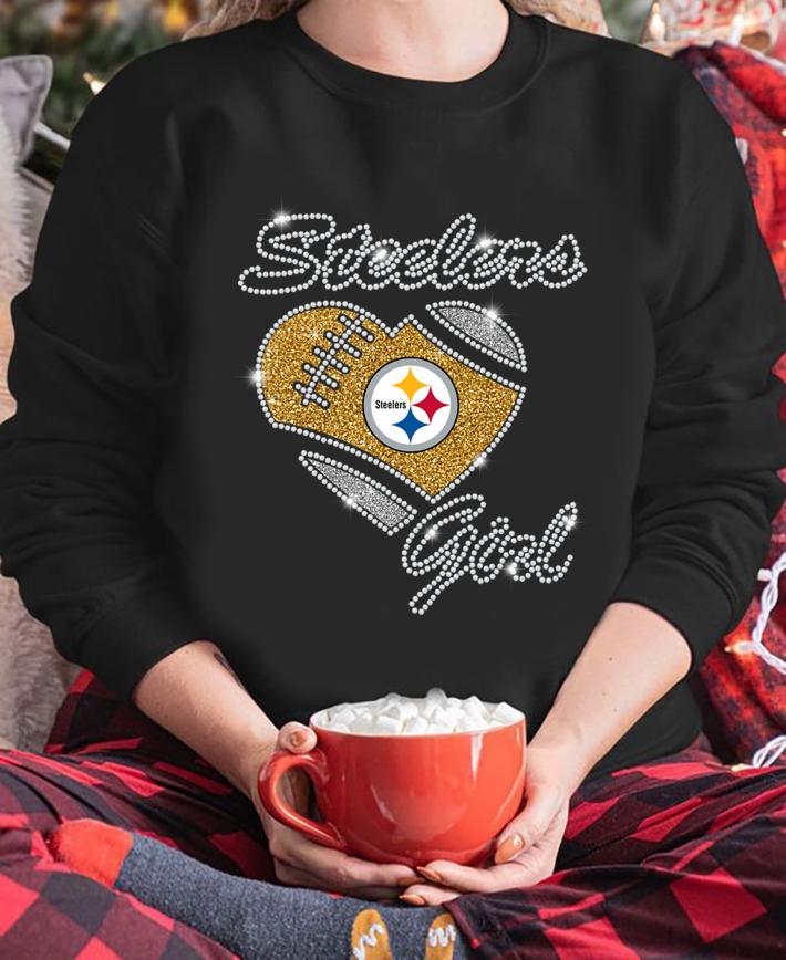 Pittsburgh Steelers Girl Heart t-shirt