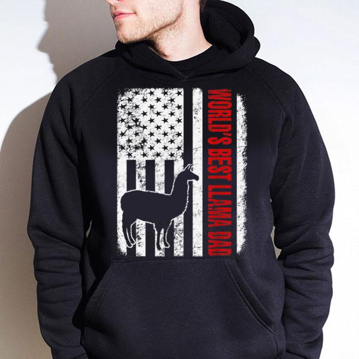 World Best Llama DAmerican Flag t-shirt hoodie