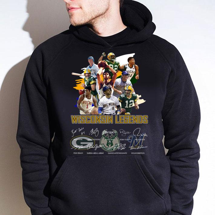 Wisconsin Legends Green Bay Packers Signatures t-shirt