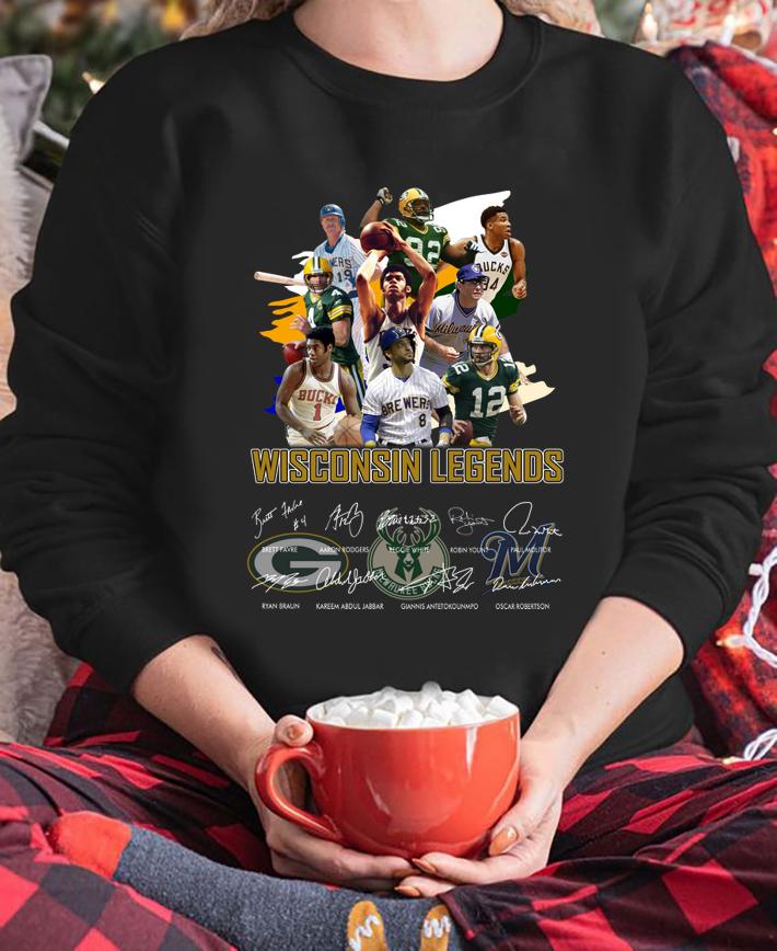 Wisconsin Legends Green Bay Packers Signatures t-shirt