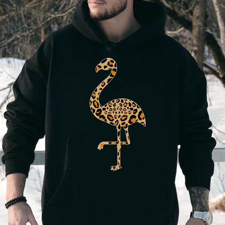 Hot Leopard Print Flamingo - Summer Beach Vacation t-shirt