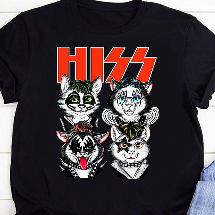 Kiss Hiss Cats Band Rock t-shirt 47 Nursetee News