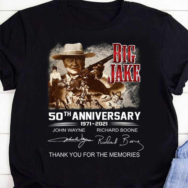 Big Jake 50th anniversary 1971-2021 signatures thank you for the memories t-shirt 34 Nursetee News