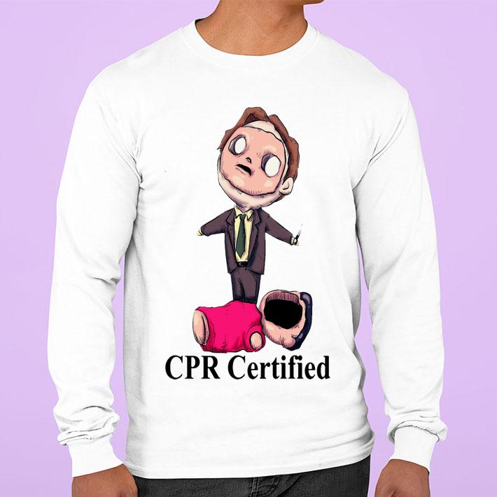 Dwight Schrute CPR Certified Cardiopulmonary resuscitation t-shirt